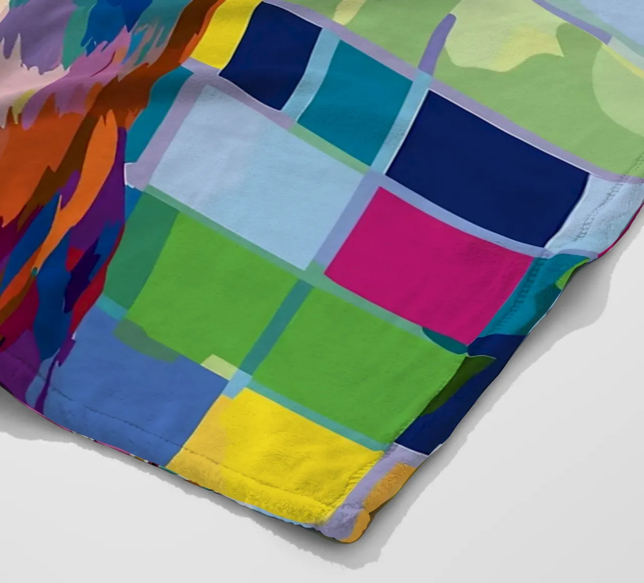 Cervo colorato con rotolo di carta igienica coperta in pile da JoyWalkerShop