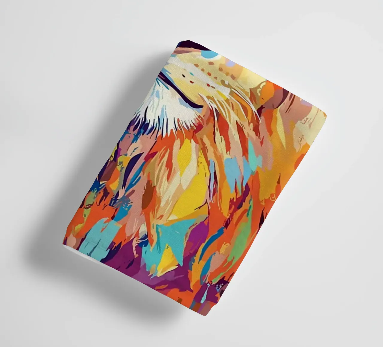 Leone colorato con rotolo di carta igienica asciugamano da bagno da JoyWalkerShop