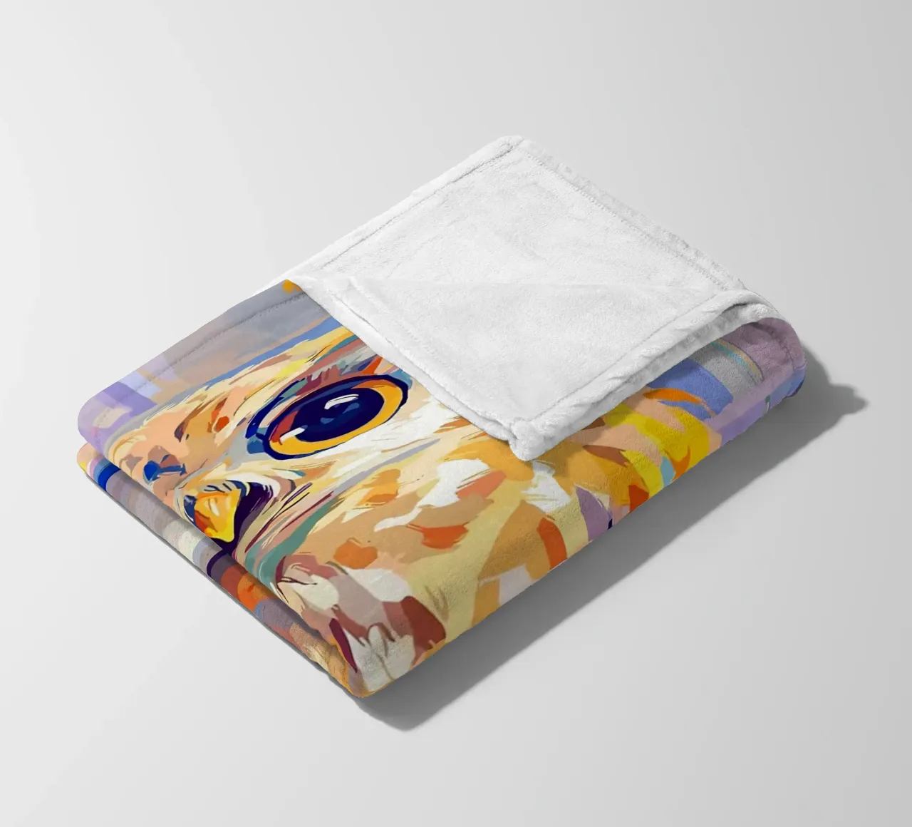 Gufo colorato su rotolo di carta igienica coperta in pile da JoyWalkerShop