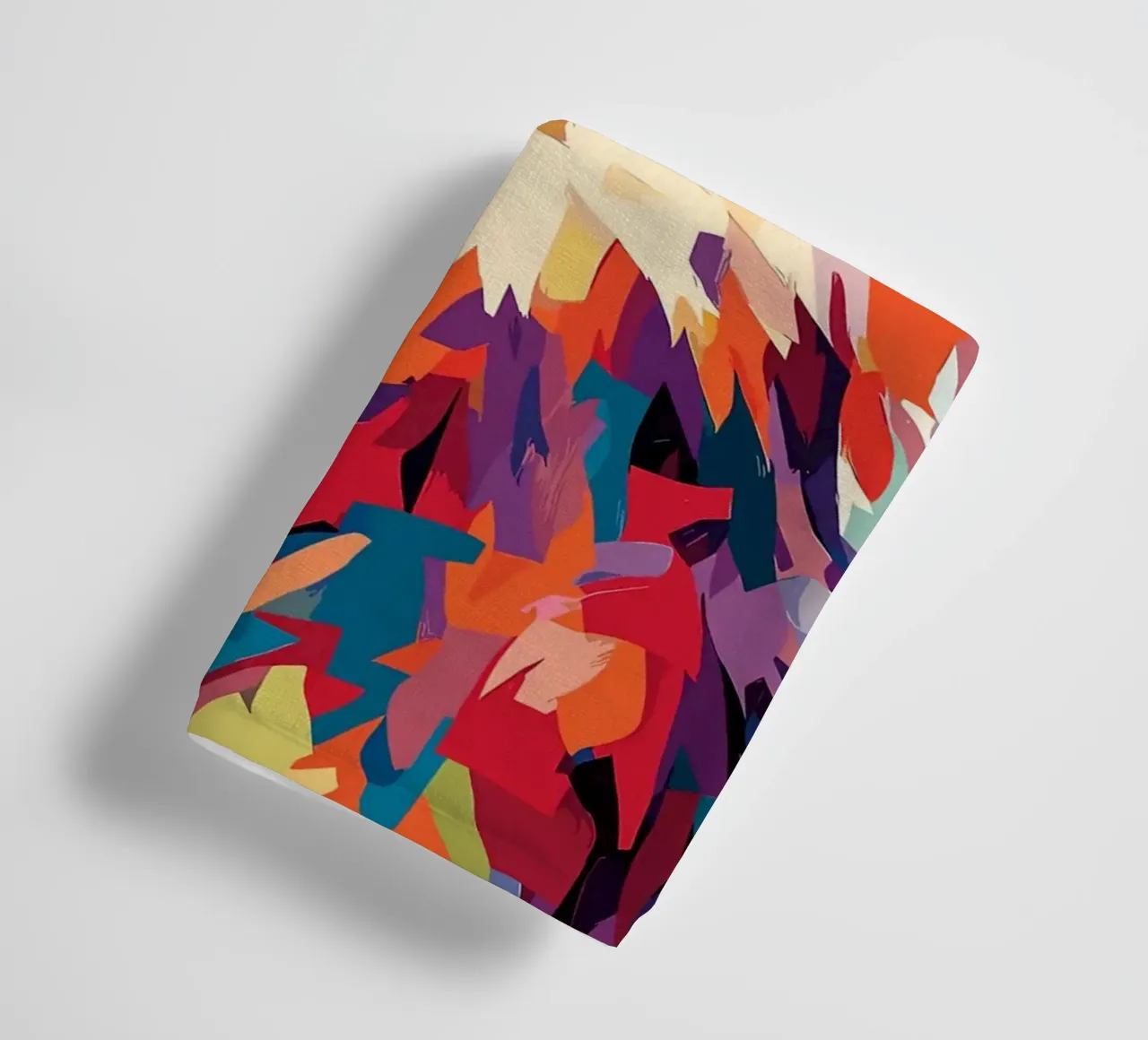 Lupo colorato con rotolo di carta igienica asciugamano da bagno da JoyWalkerShop