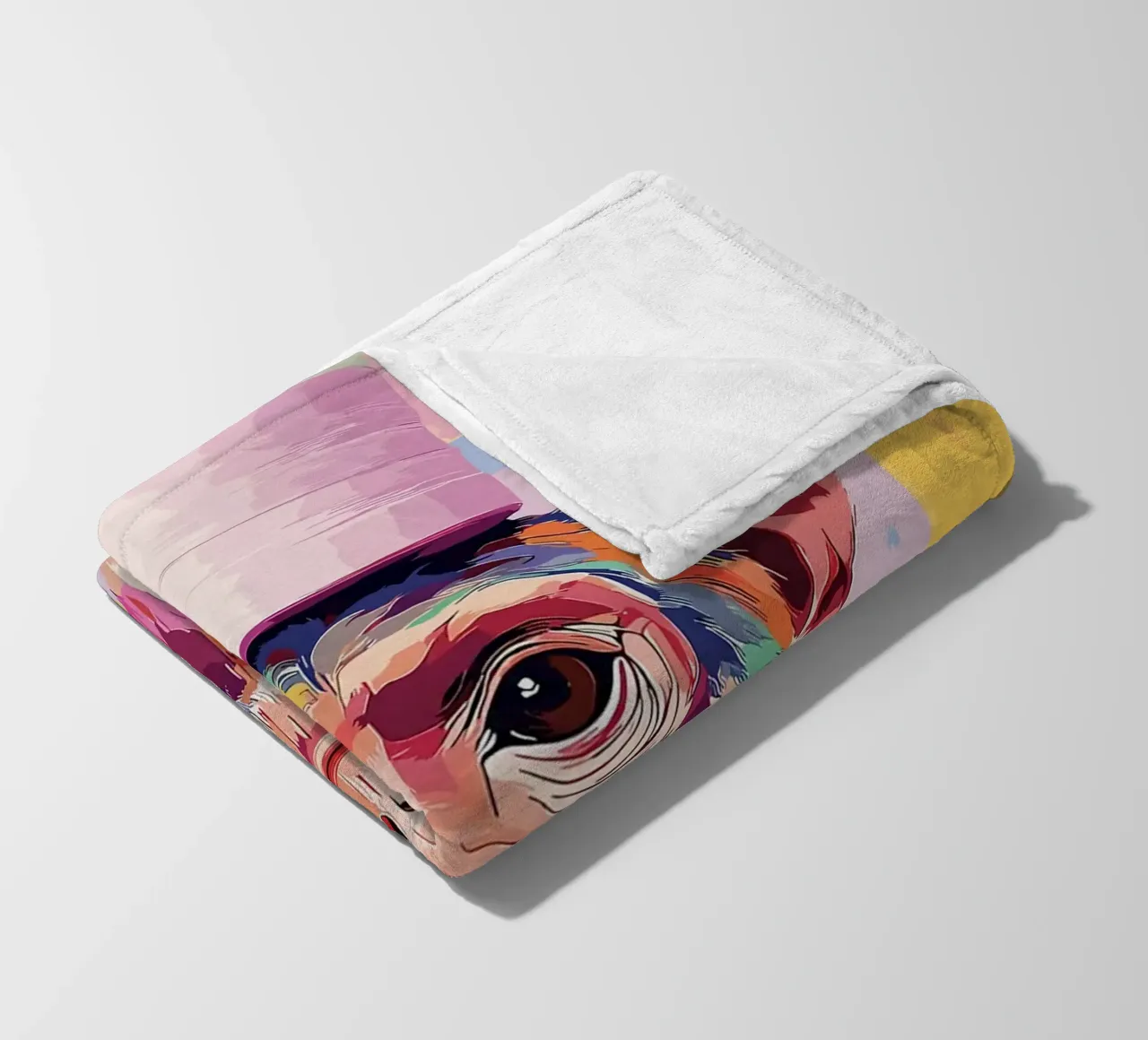 Scimmia colorata con cappello di carta igienica coperta in pile da JoyWalkerShop