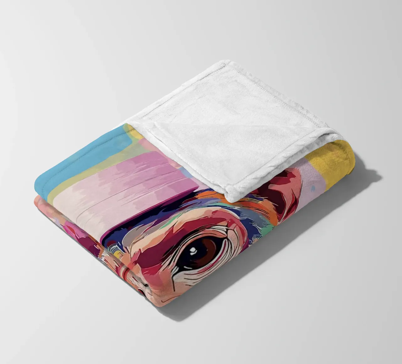 Scimmia colorata con cappello di carta igienica coperta in pile da JoyWalkerShop