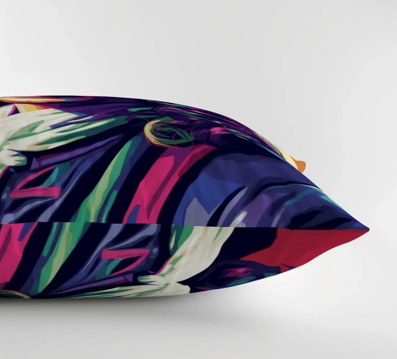 Ritratto pop art di Isaac Newton cuscino da Hantamrata