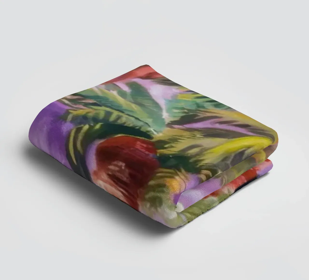 Prismatic Palm Illumination towel by Angkasa Mist