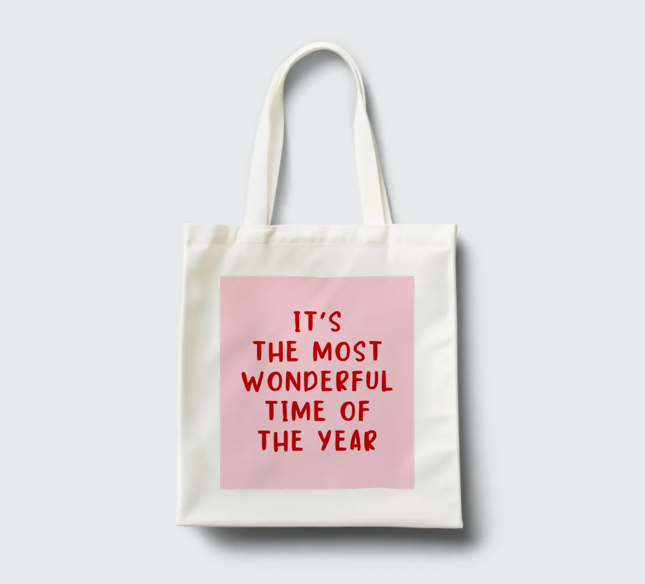 It's the most wonderful time borsa in juta da DigiWunderwerk