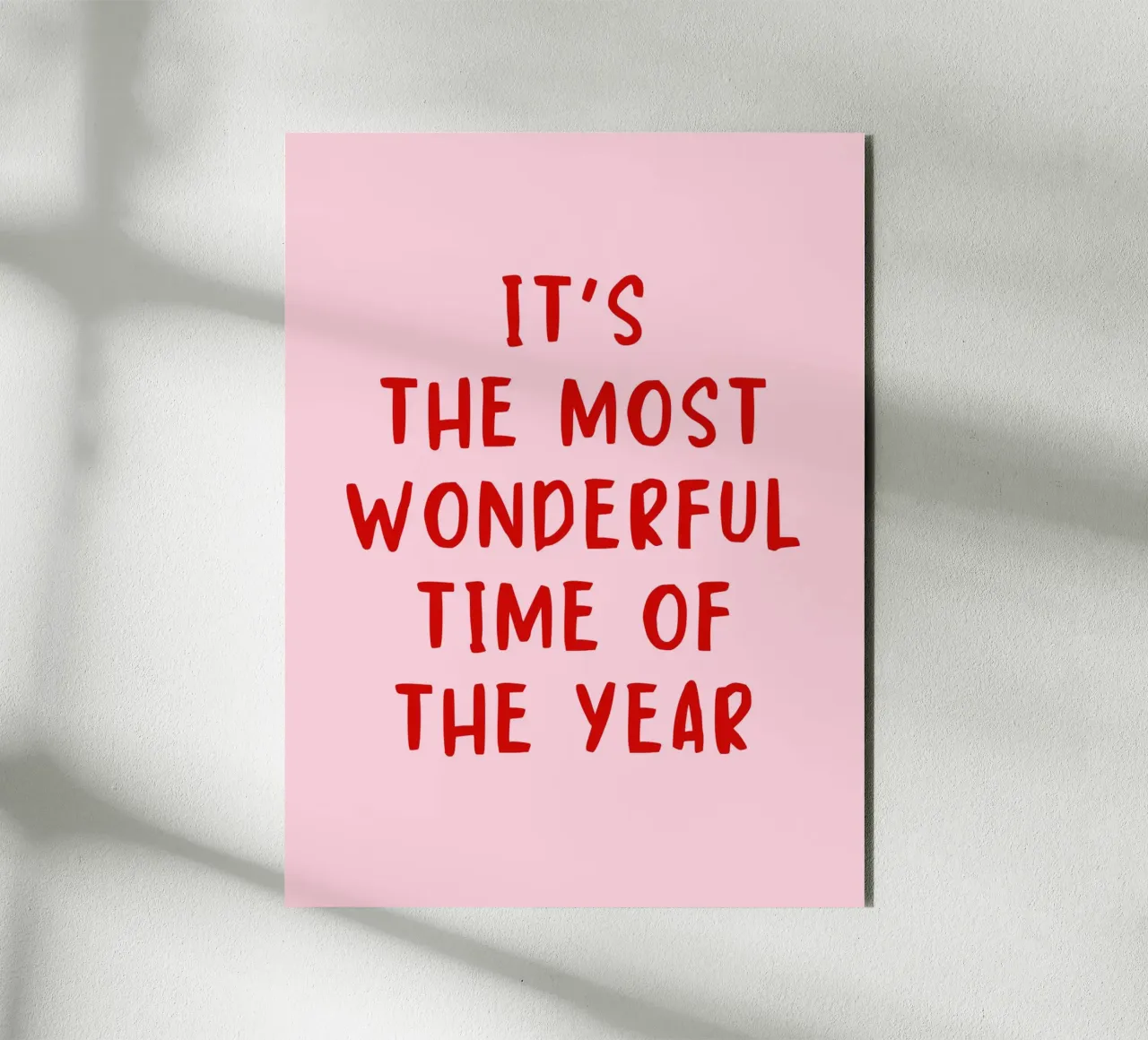 It's the most wonderful time alluminio dibond da DigiWunderwerk