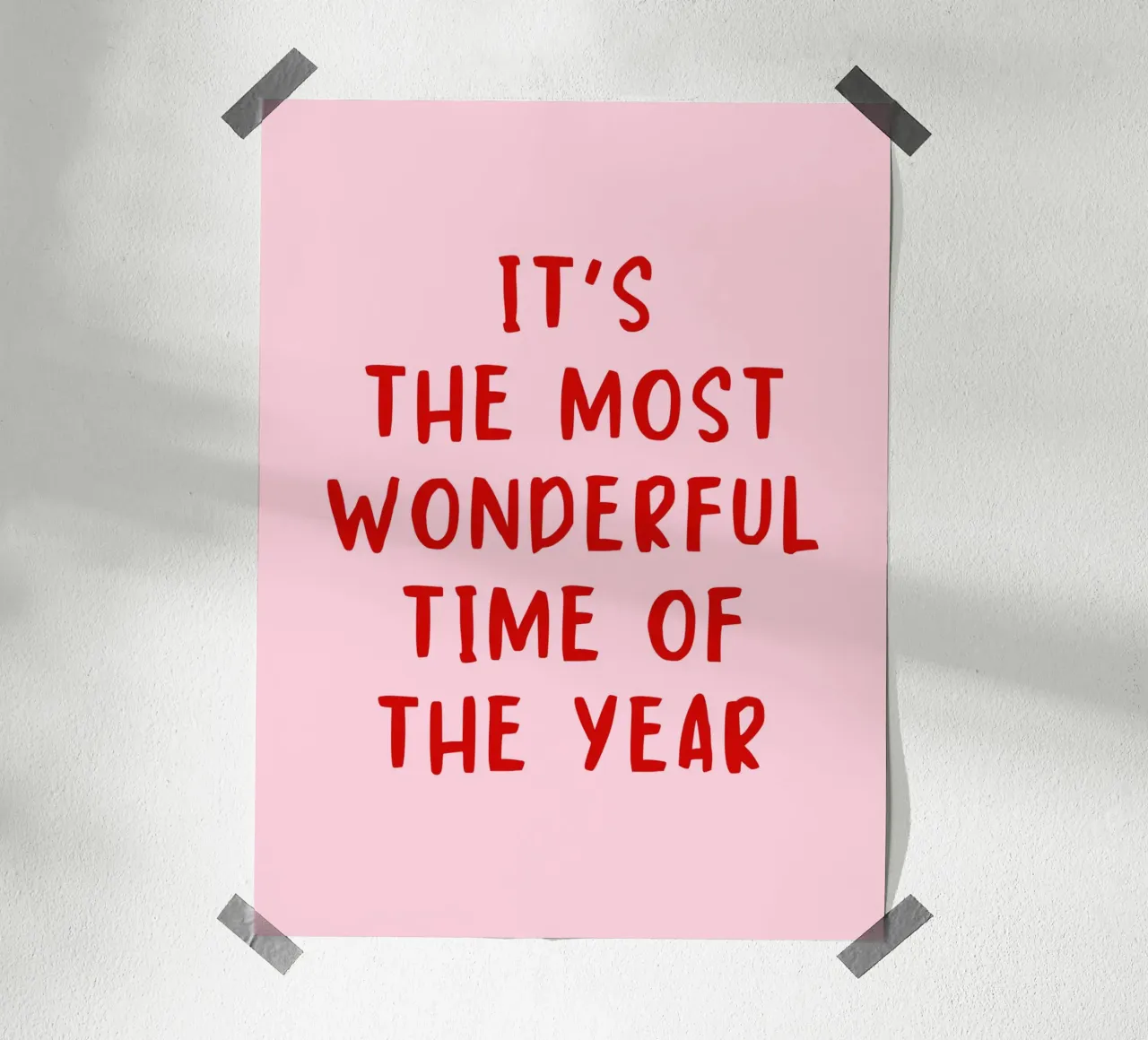 It's the most wonderful time carta hahnemühle da DigiWunderwerk