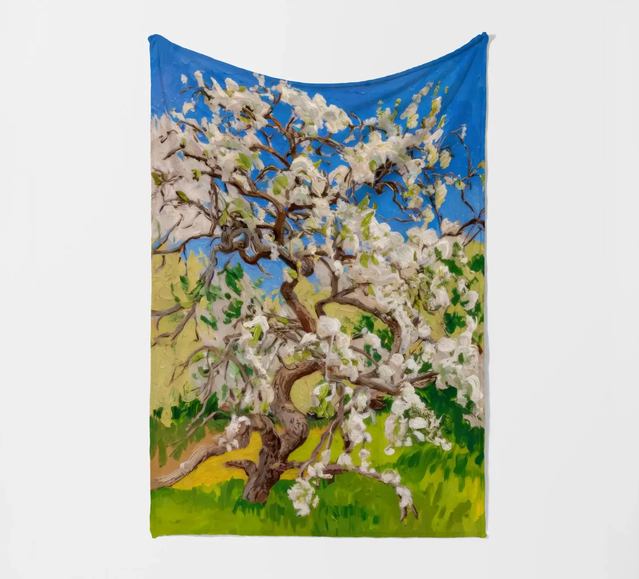 Albero di fiori d'avorio coperta in pile da Angkasa Mist