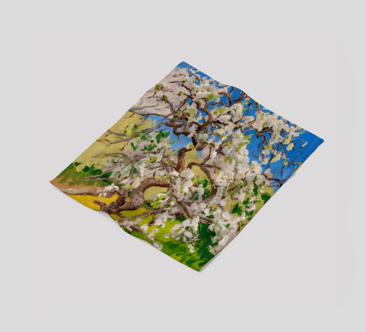 Albero di fiori d'avorio coperta in pile da Angkasa Mist