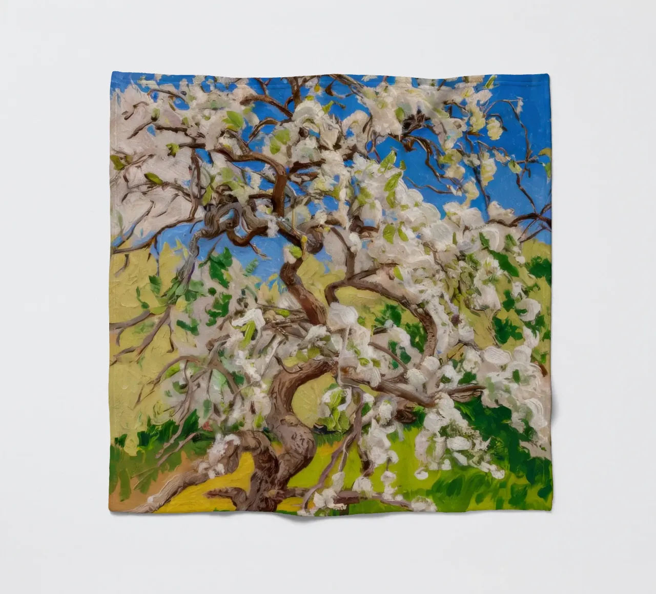 Albero di fiori d'avorio coperta in pile da Angkasa Mist