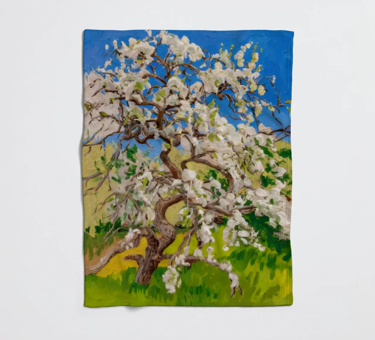 Albero di fiori d'avorio coperta in pile da Angkasa Mist