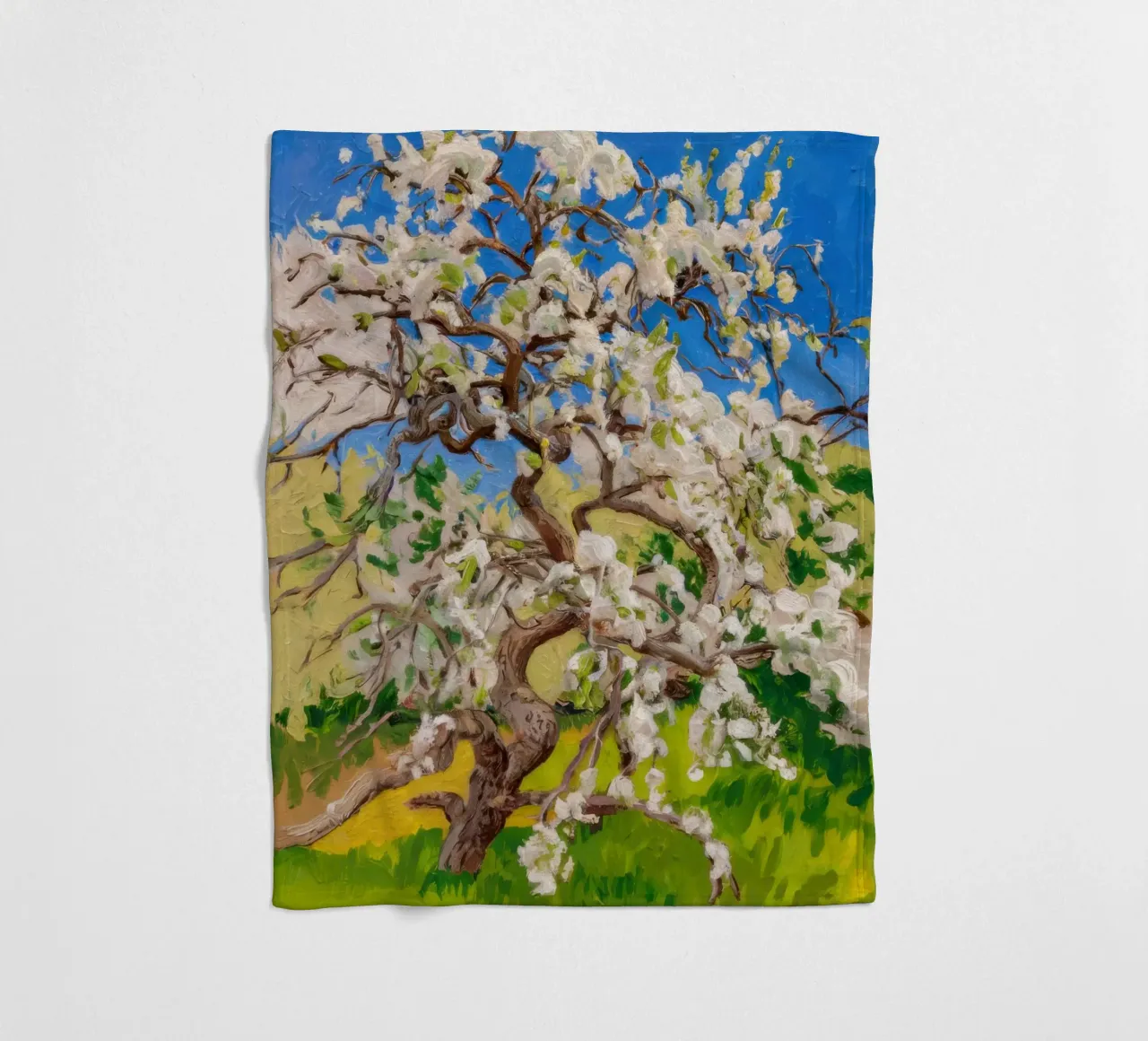 Albero di fiori d'avorio coperta in pile da Angkasa Mist