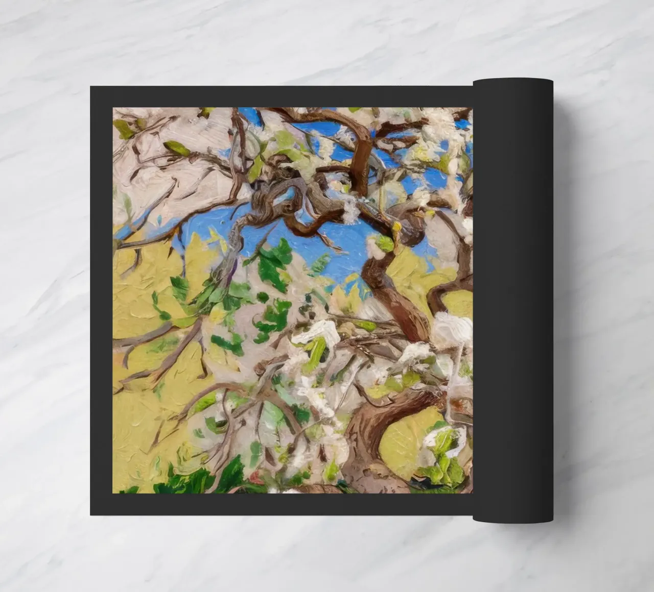 Albero di fiori d'avorio zerbino da Angkasa Mist