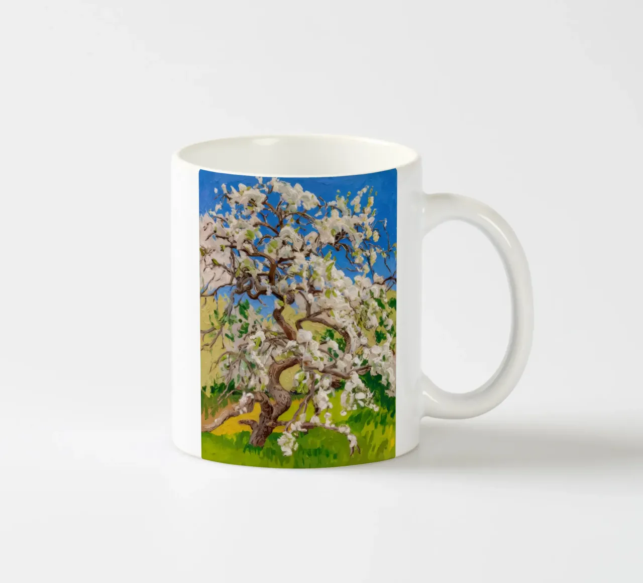 Albero di fiori d'avorio tazza in ceramica da Angkasa Mist