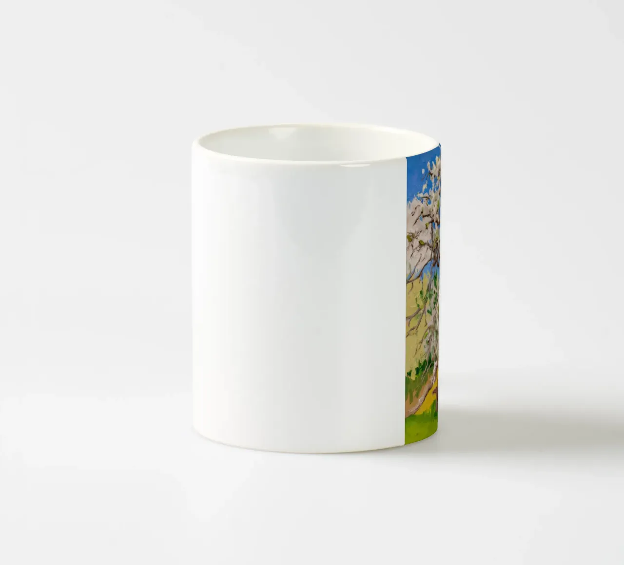 Albero di fiori d'avorio tazza in ceramica da Angkasa Mist