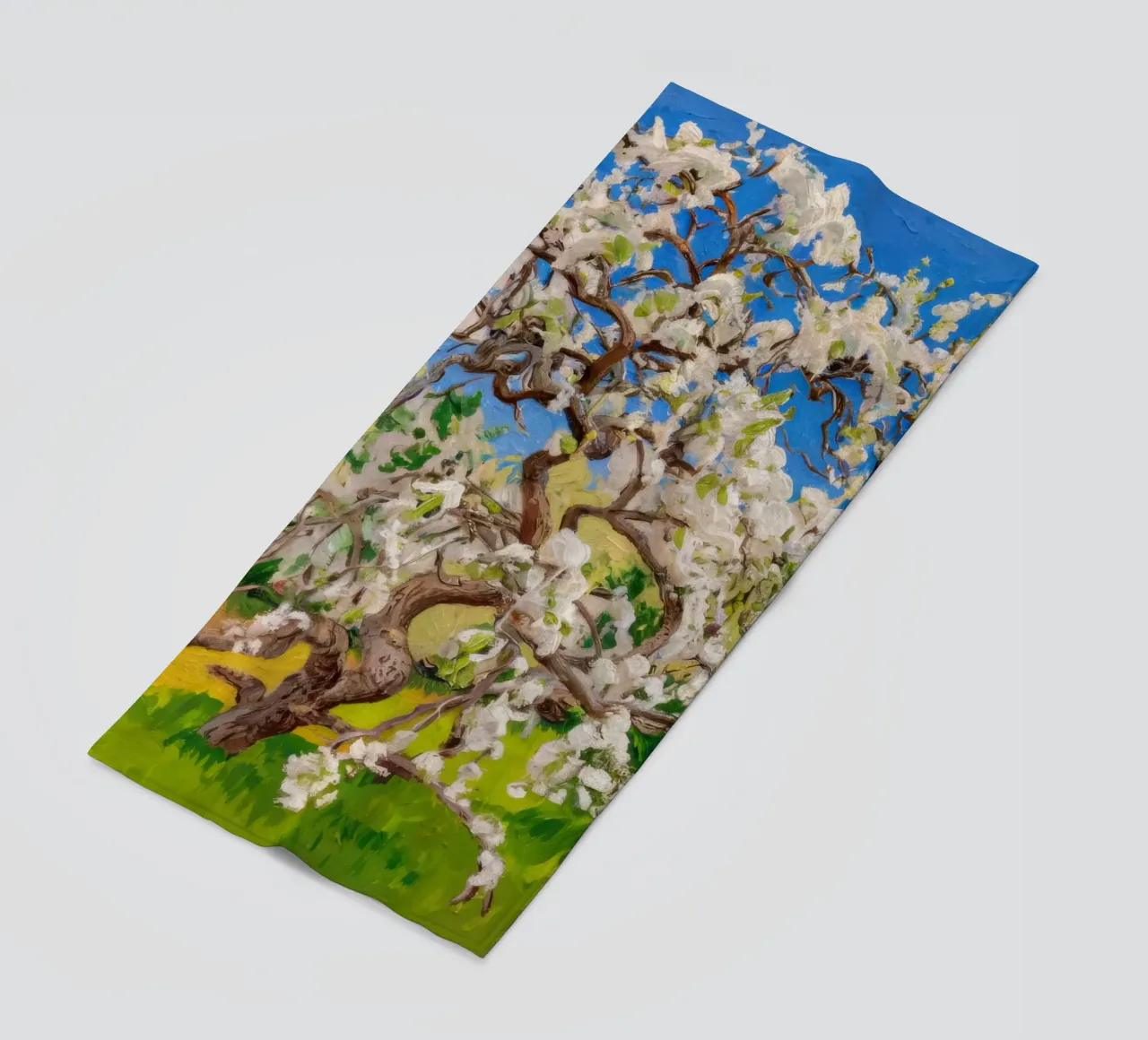 Albero di fiori d'avorio telo mare da Angkasa Mist