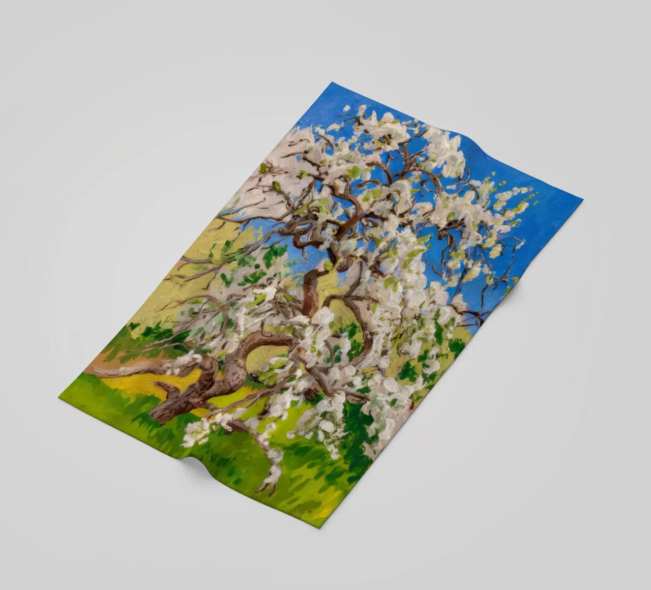 Albero di fiori d'avorio telo mare da Angkasa Mist
