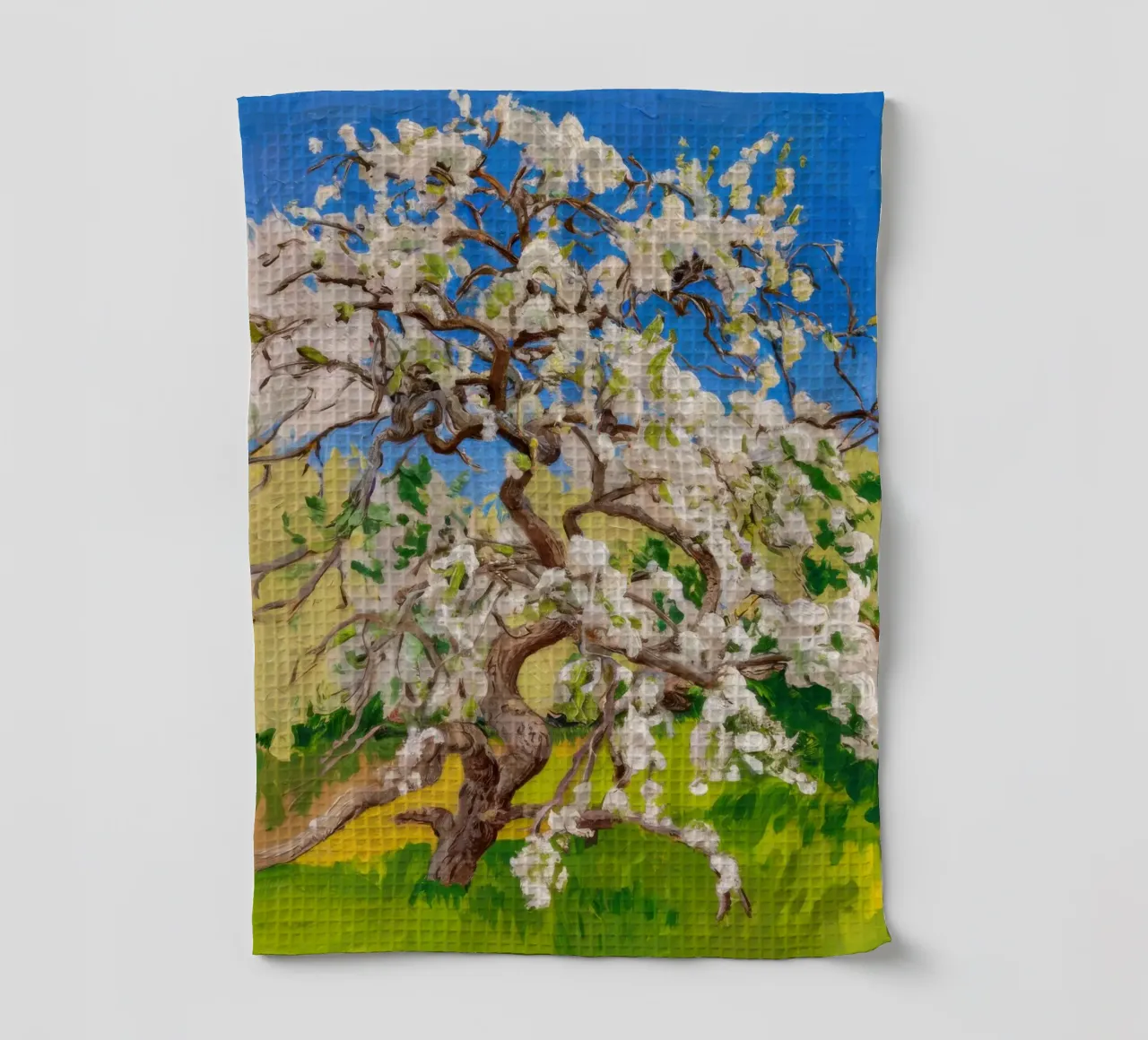 Albero di fiori d'avorio canovaccio da cucina da Angkasa Mist