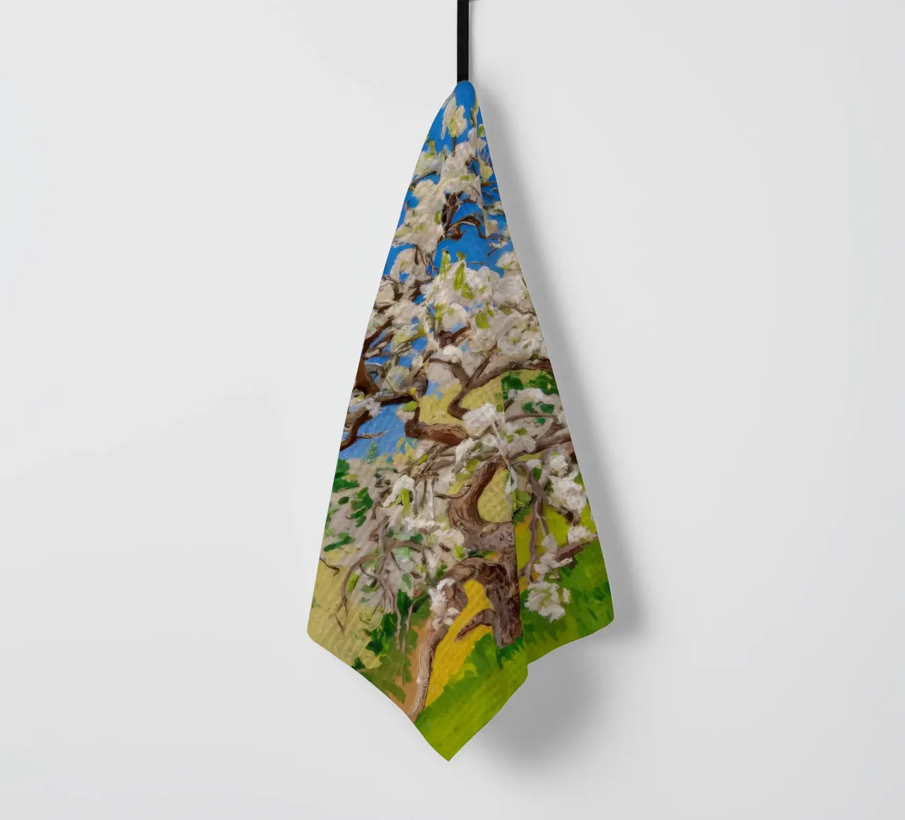 Albero di fiori d'avorio canovaccio da cucina da Angkasa Mist