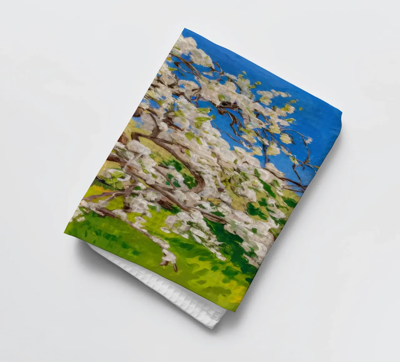 Albero di fiori d'avorio canovaccio da cucina da Angkasa Mist