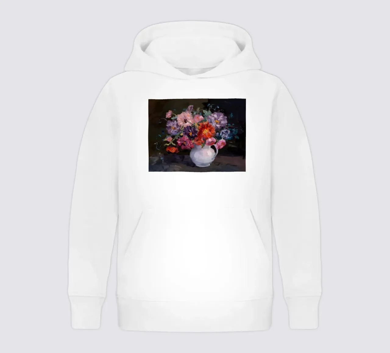 Abbondanza floreale cromatica felpa bambino con cappuccio da Angkasa Mist