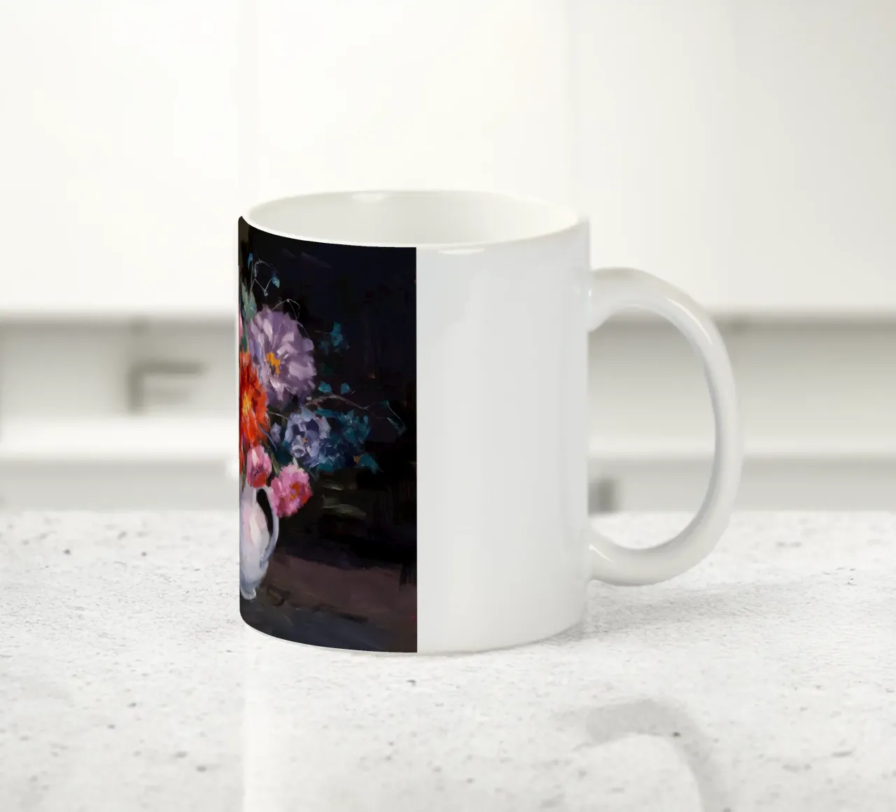 Abbondanza floreale cromatica tazza in ceramica da Angkasa Mist