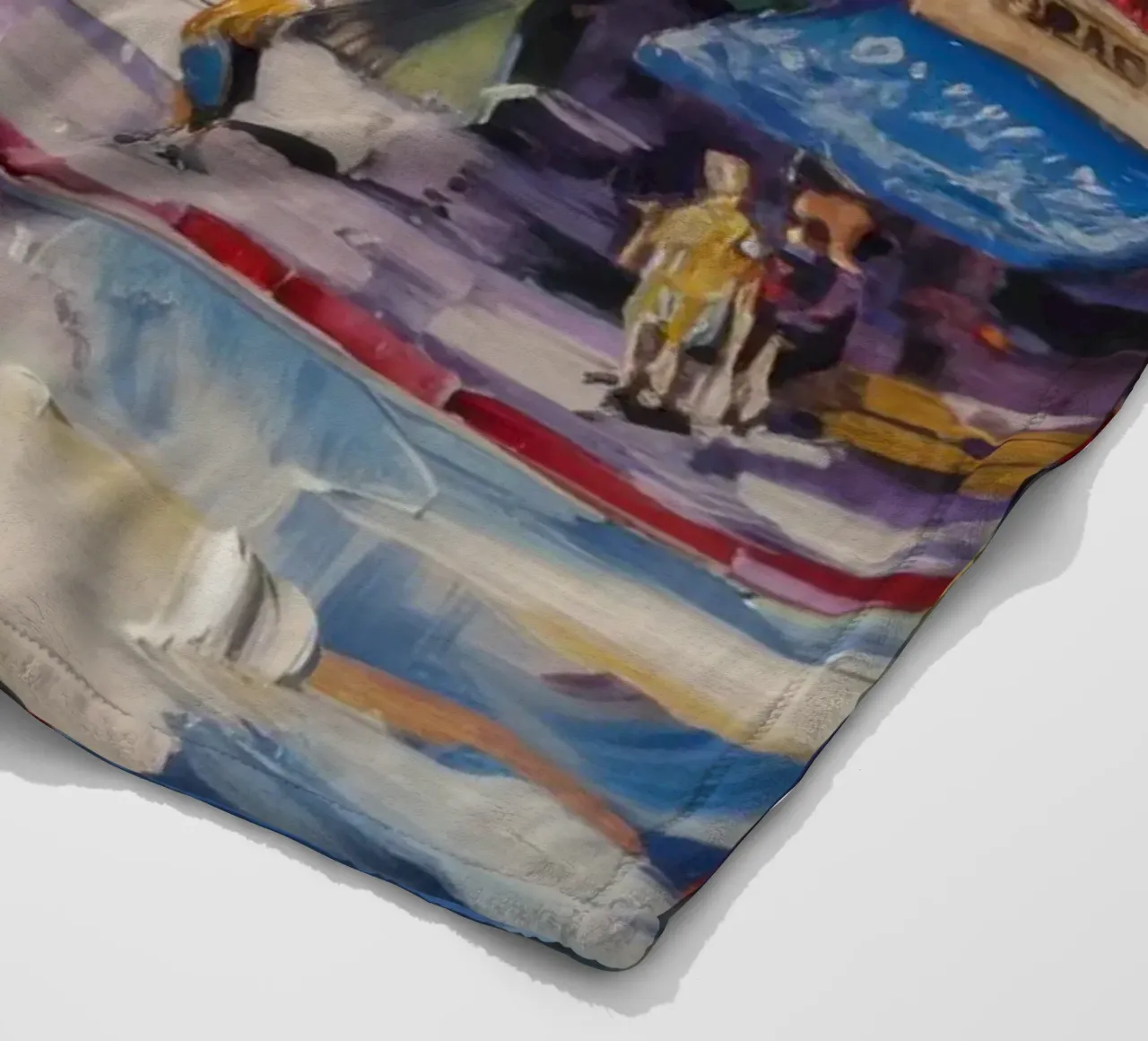 Strada cittadina inondata di sole coperta in pile da Angkasa Mist