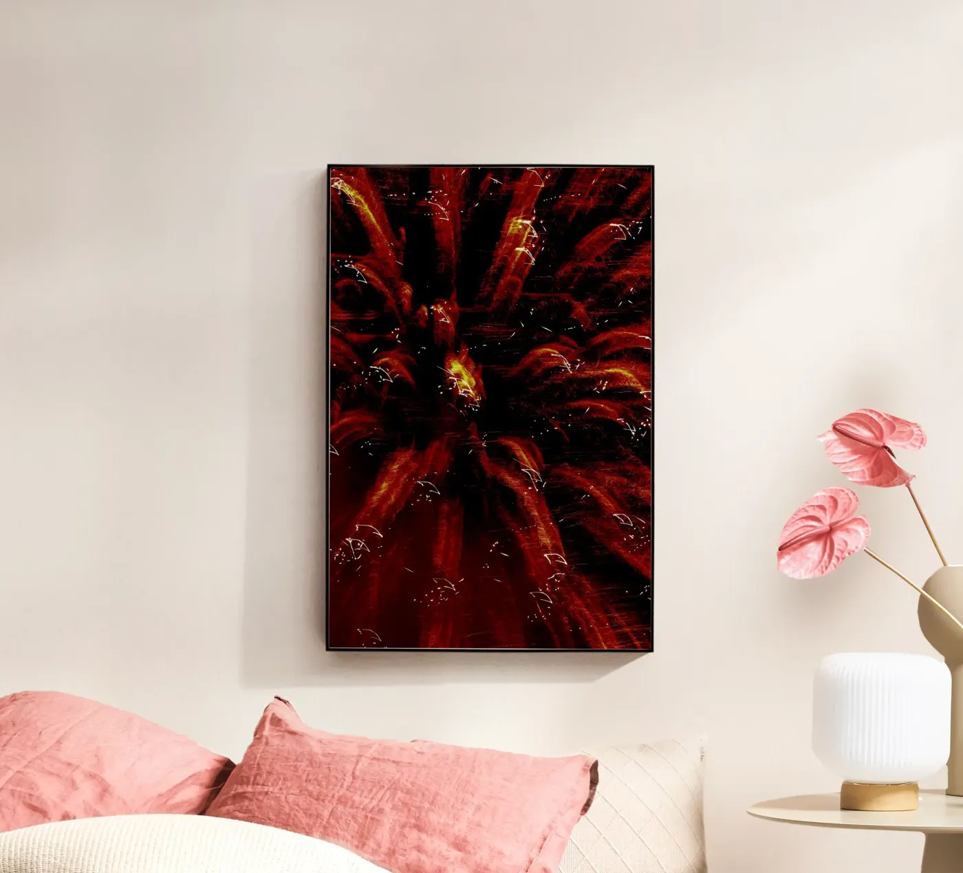 Feu d'artifice plexiglass da Lise Ruault