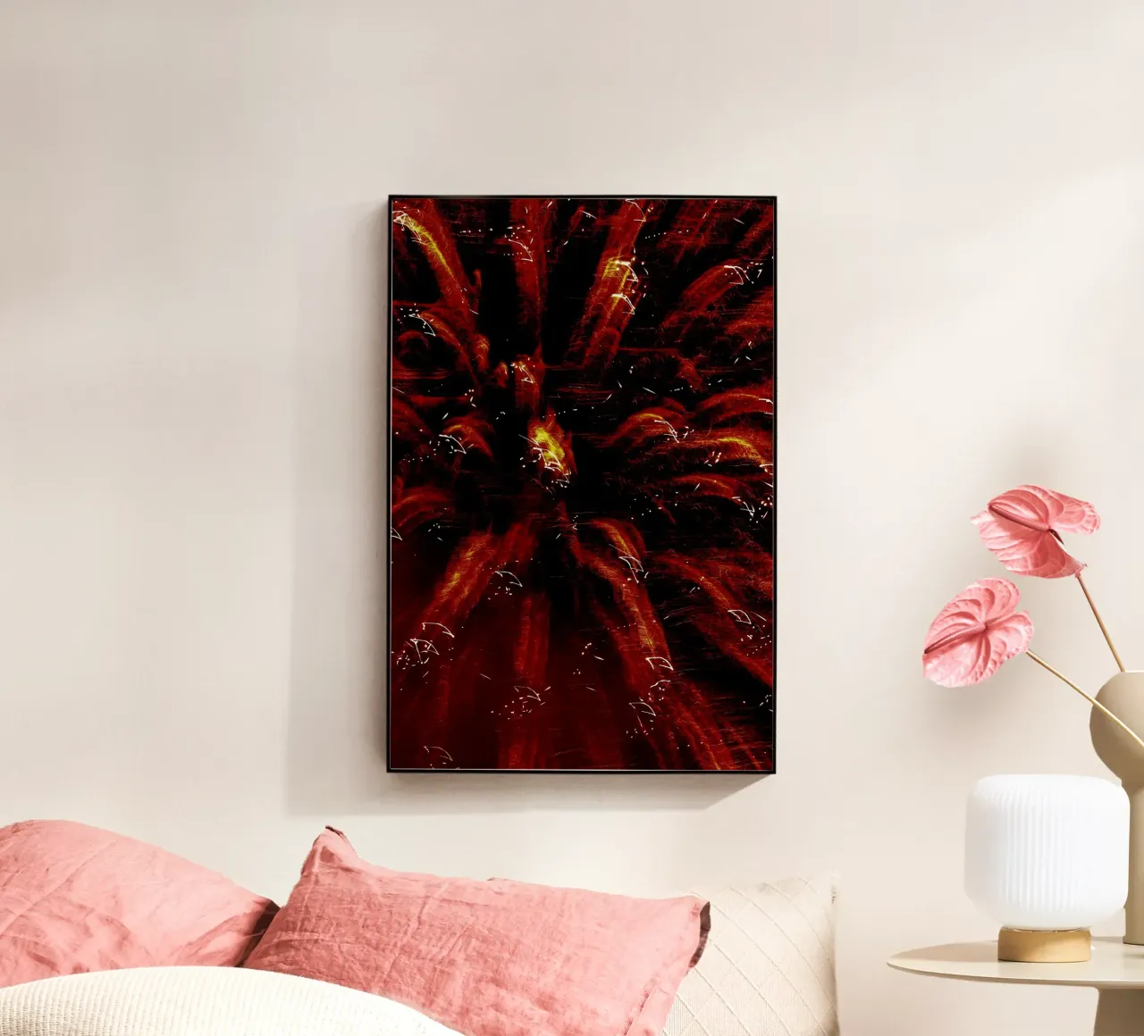 Feu d'artifice plexiglass da Lise Ruault