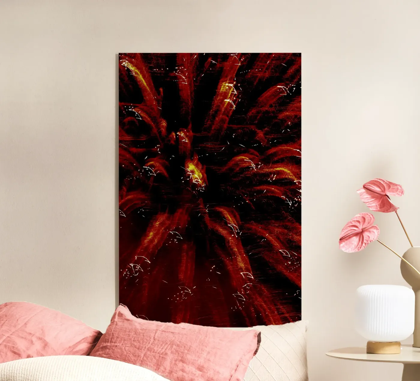 Feu d'artifice plexiglass da Lise Ruault