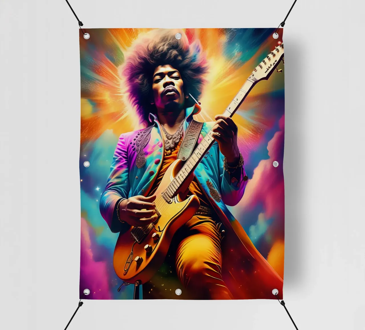 Jimi Hendrix telo in pvc da 🎁 ARTVI-SHOP