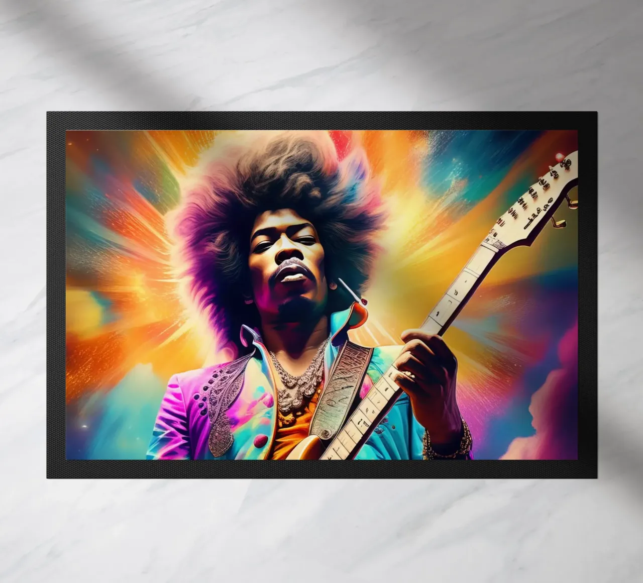 Jimi Hendrix deurmat van 🎁 NOBELART