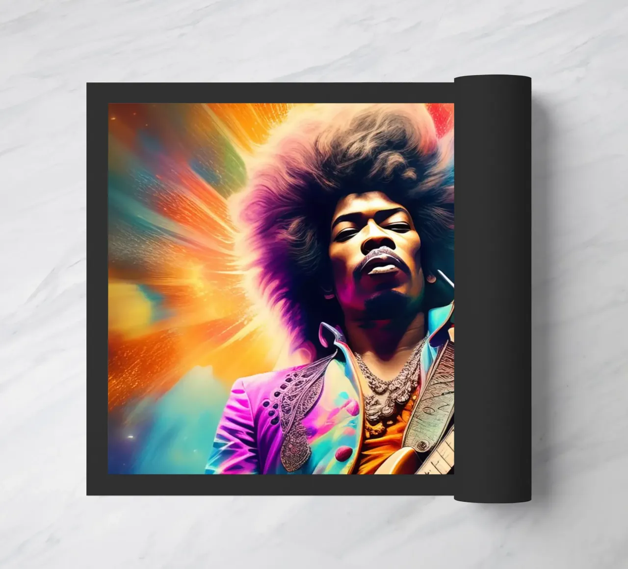 Jimi Hendrix deurmat van 🎁 NOBELART