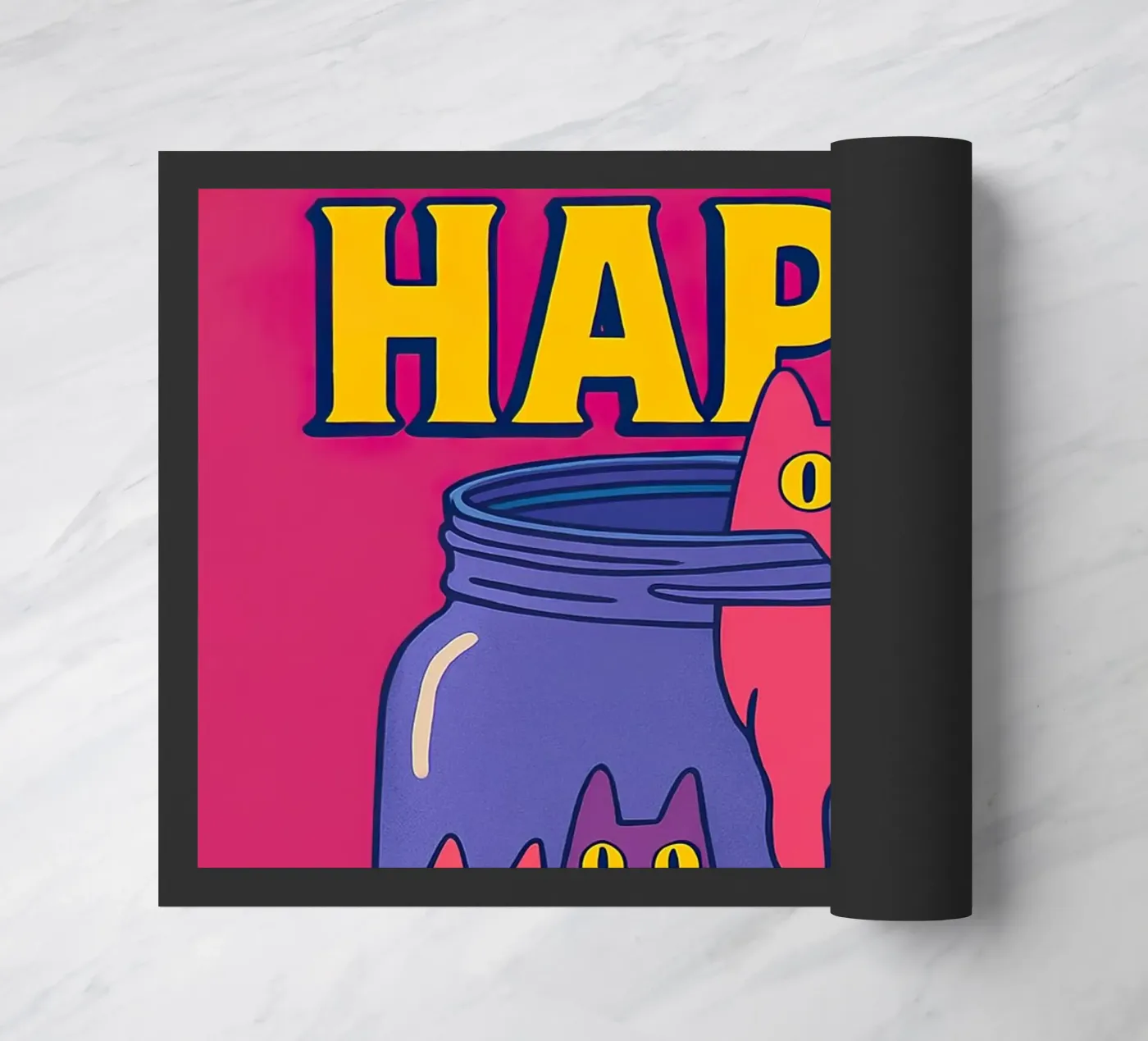 Zufrieden mit den Antidepressiva Fußmatte von 🎁 NOBELART