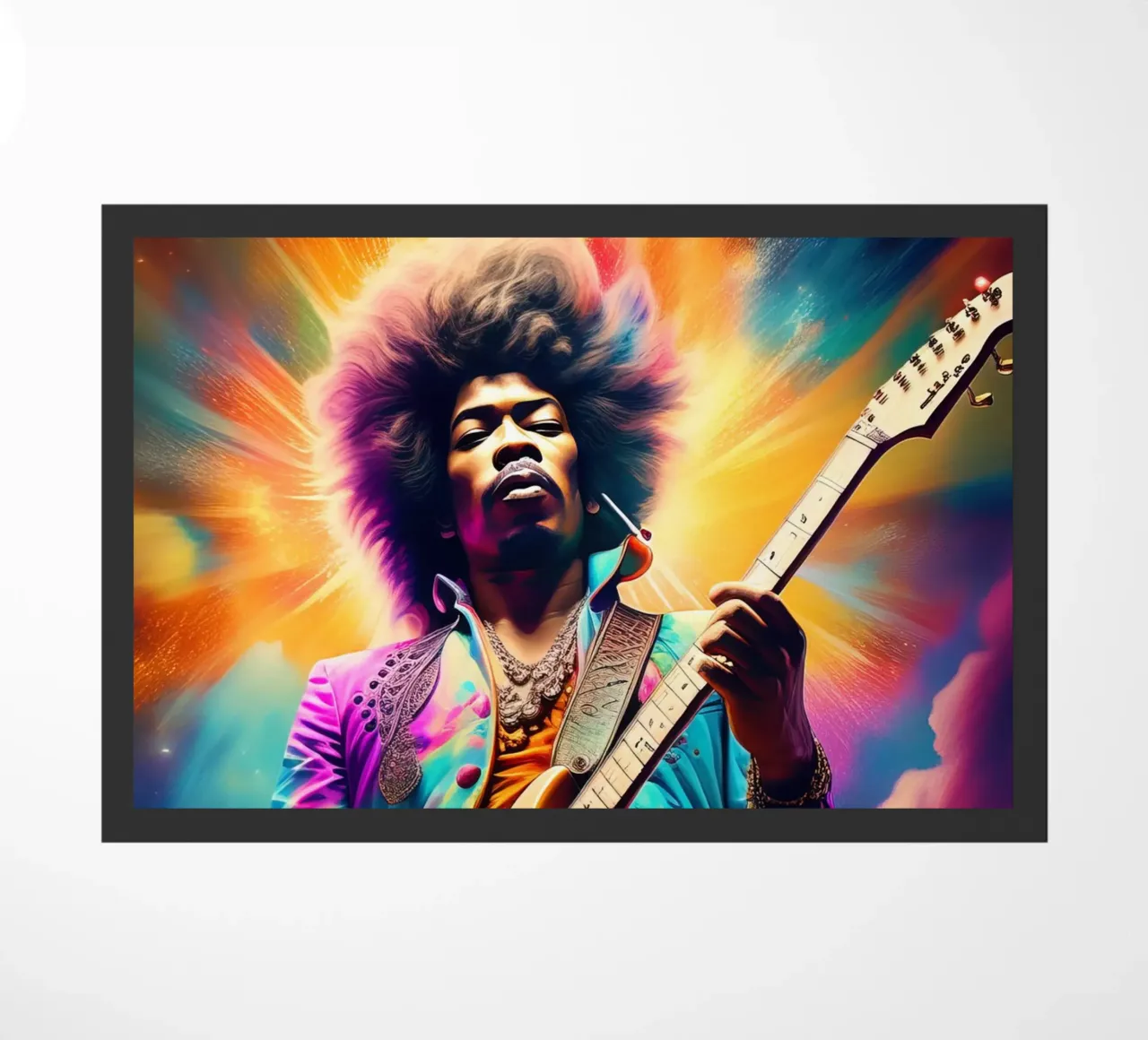 Jimi Hendrix deurmat van 🎁 NOBELART
