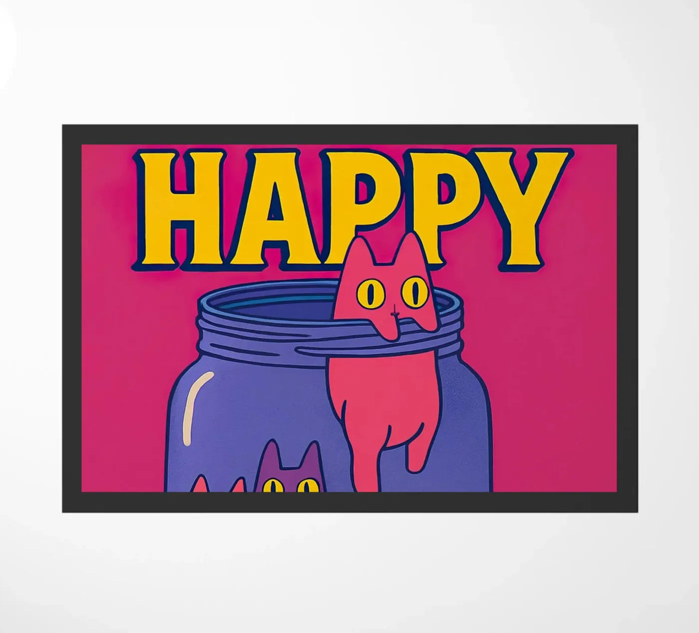 Zufrieden mit den Antidepressiva Fußmatte von 🎁 NOBELART