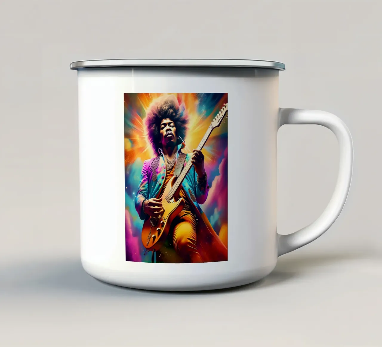 Jimi Hendrix tazza in smalto da ARTVI-SHOP