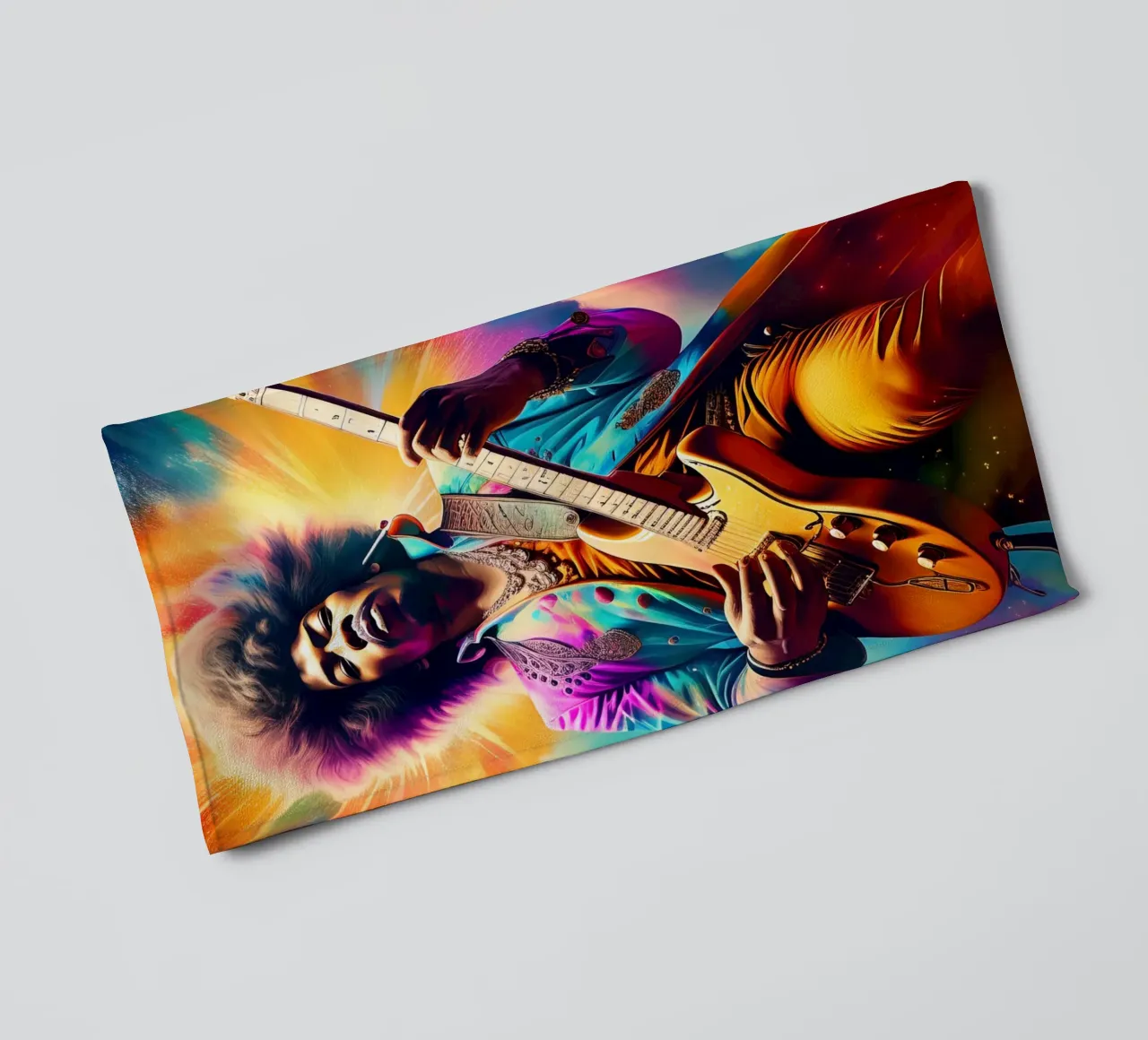 Jimi Hendrix towel by 🎁 ARTVI-SHOP