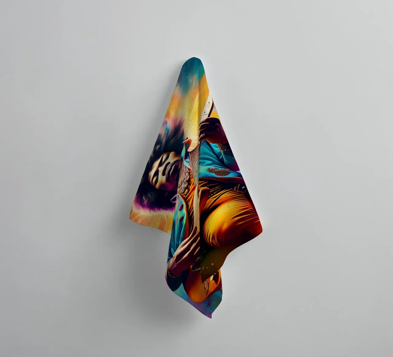 Jimi Hendrix towel by 🎁 ARTVI-SHOP