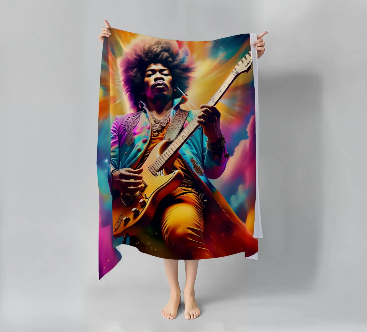 Jimi Hendrix telo mare da 🎁 NOBELART