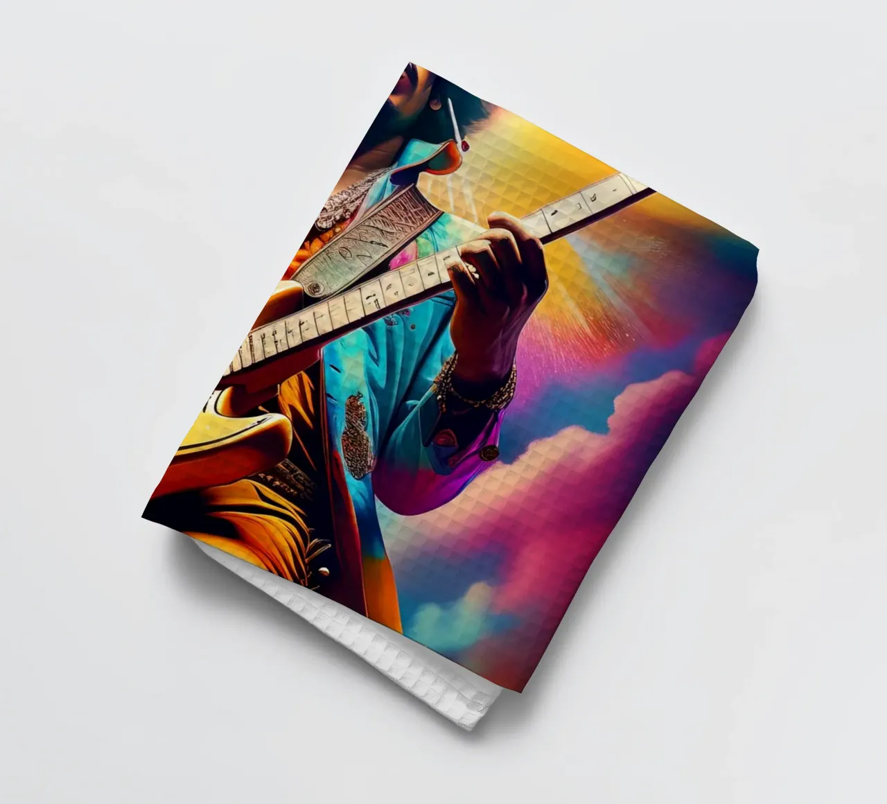 Jimi Hendrix tea towel by 🎁 ARTVI-SHOP