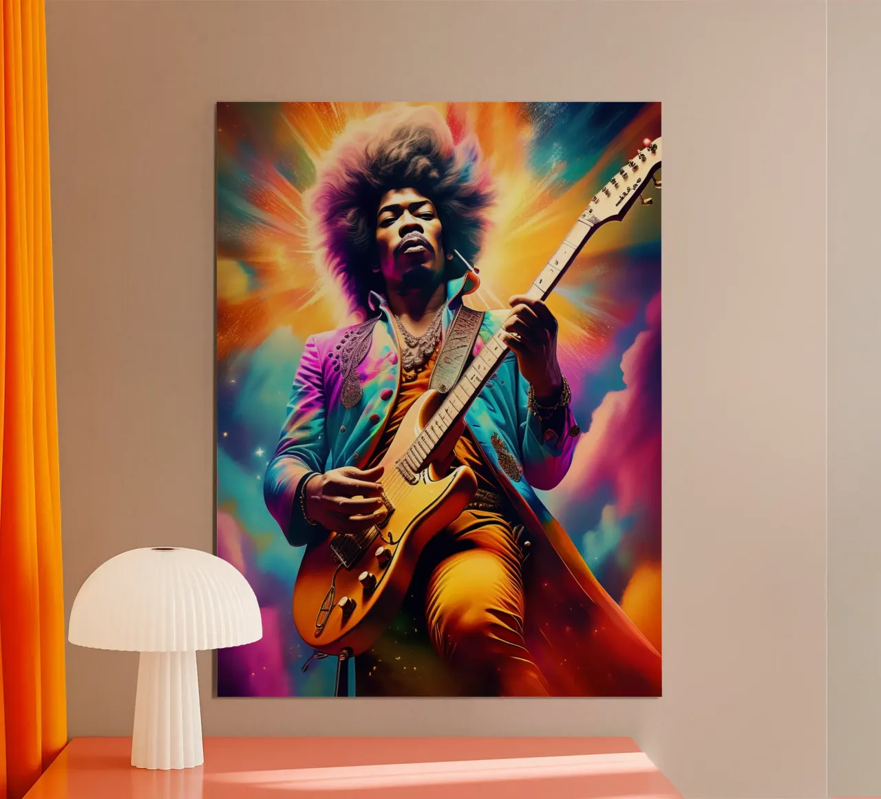 Jimi Hendrix hahnemühle by 🎁 ARTVI-SHOP