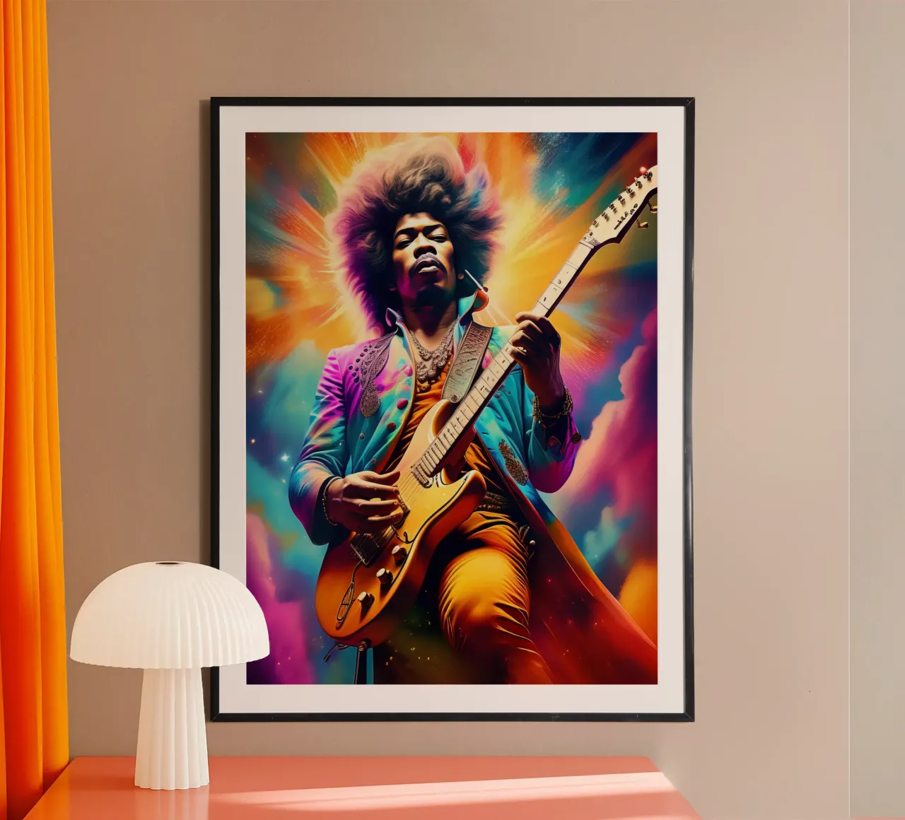 Jimi Hendrix hahnemühle by 🎁 ARTVI-SHOP