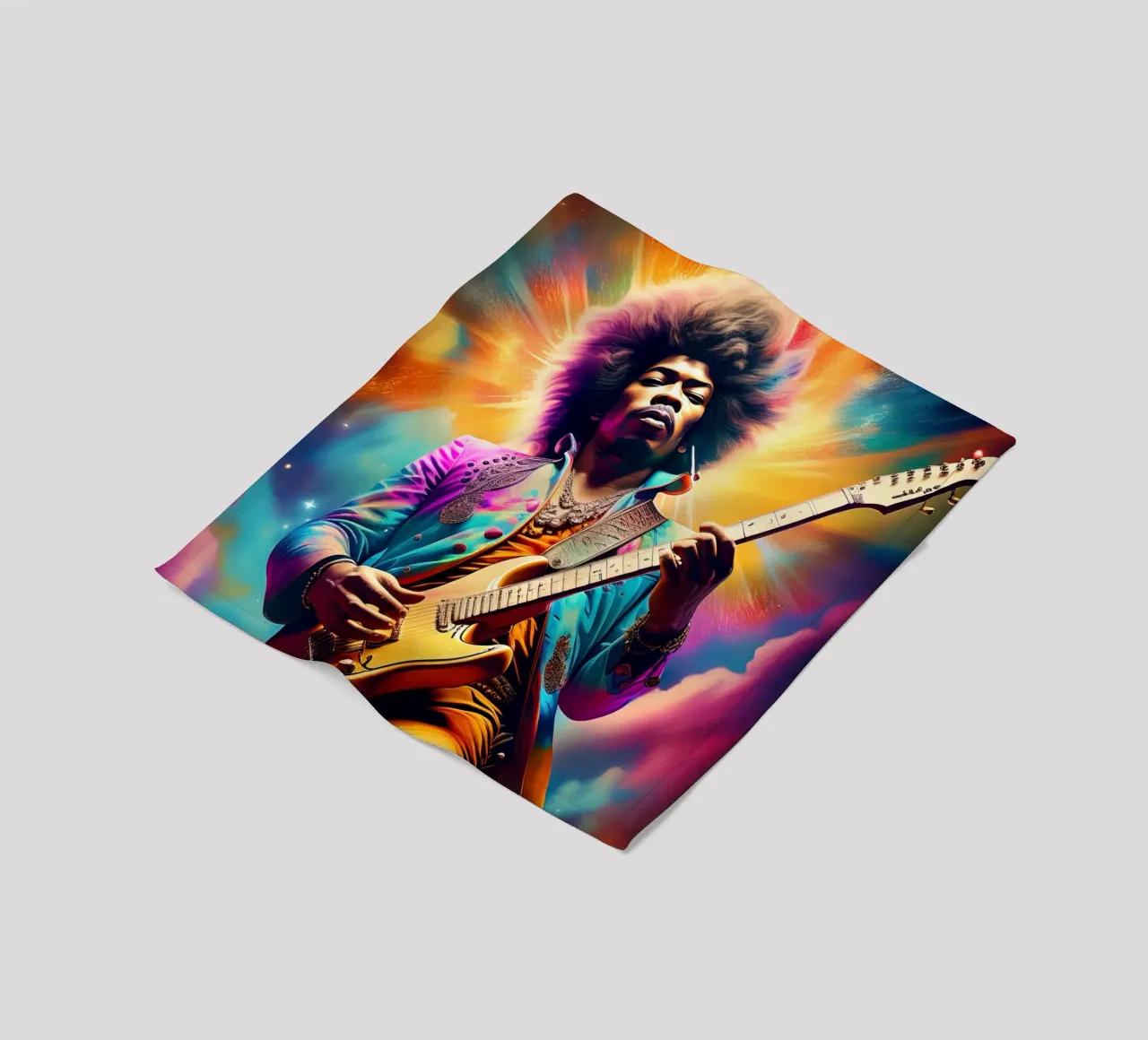 Jimi Hendrix Fleecedecke von 🎁 NOBELART