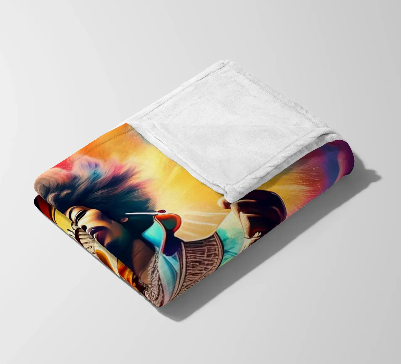 Jimi Hendrix Fleecedecke von 🎁 NOBELART