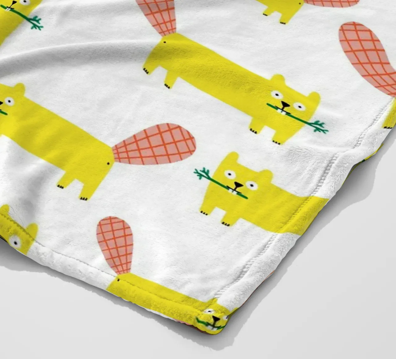 Bever fleecedeken van aucontraire