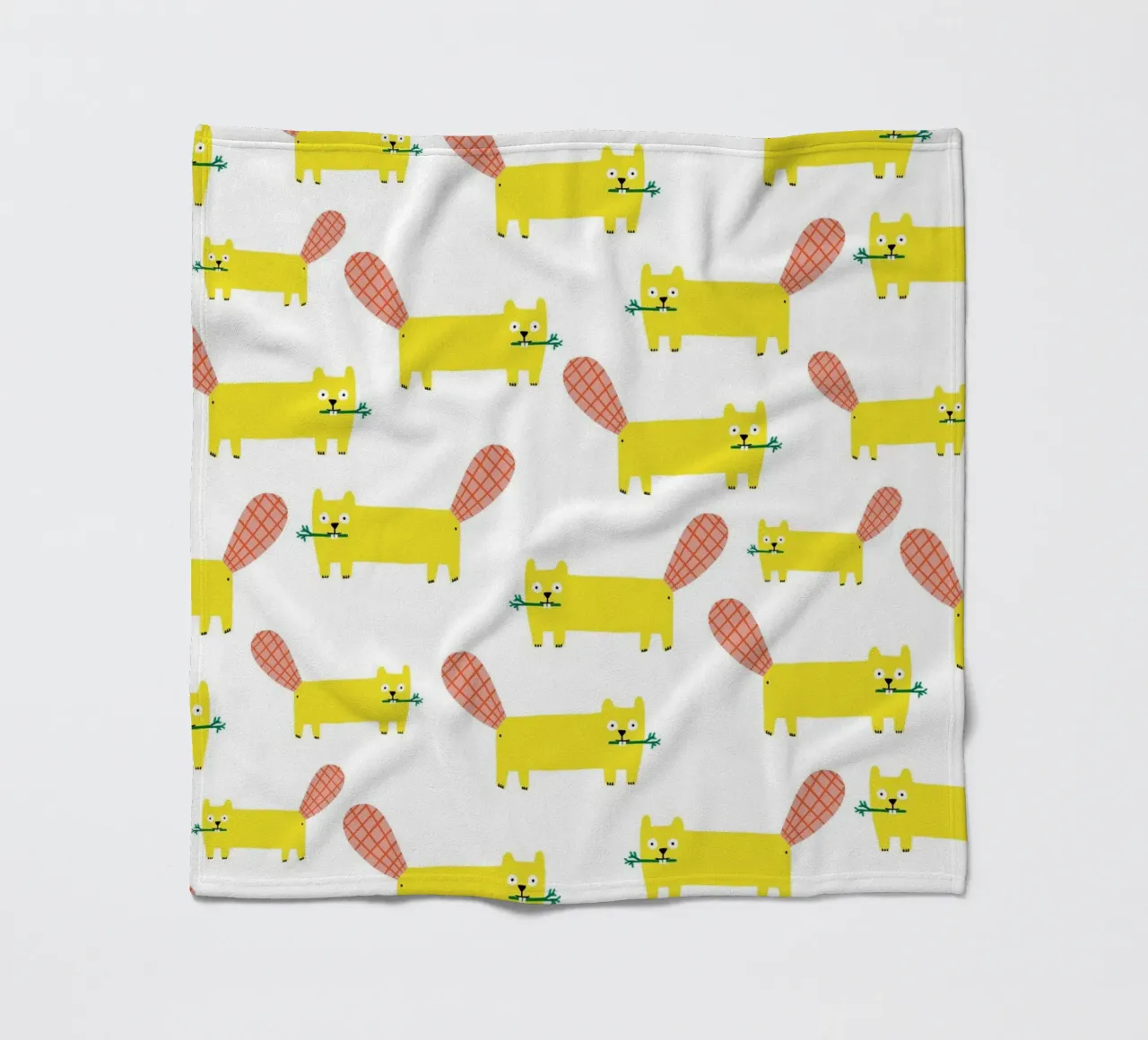 Bever fleecedeken van aucontraire