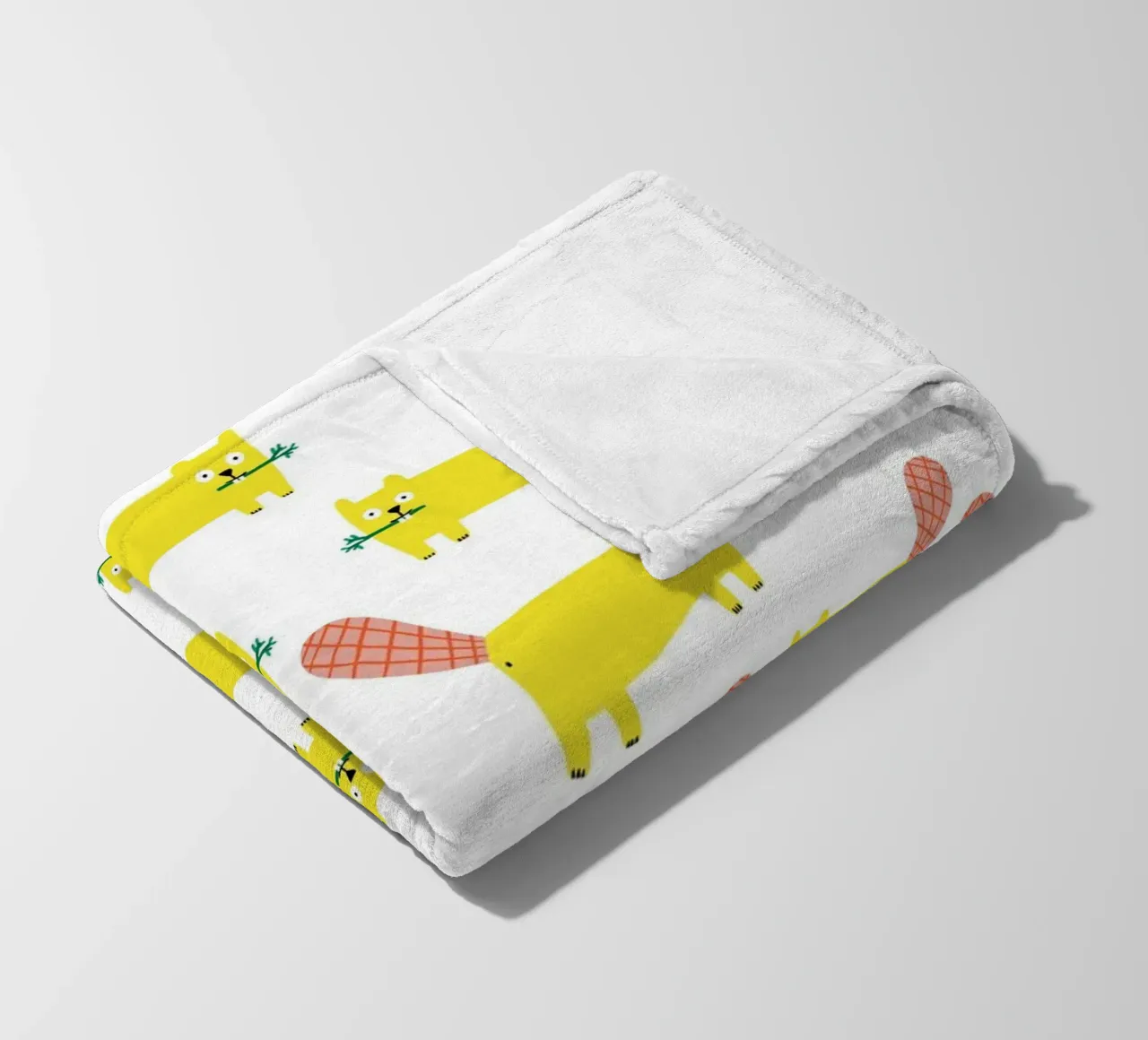 Bever fleecedeken van aucontraire