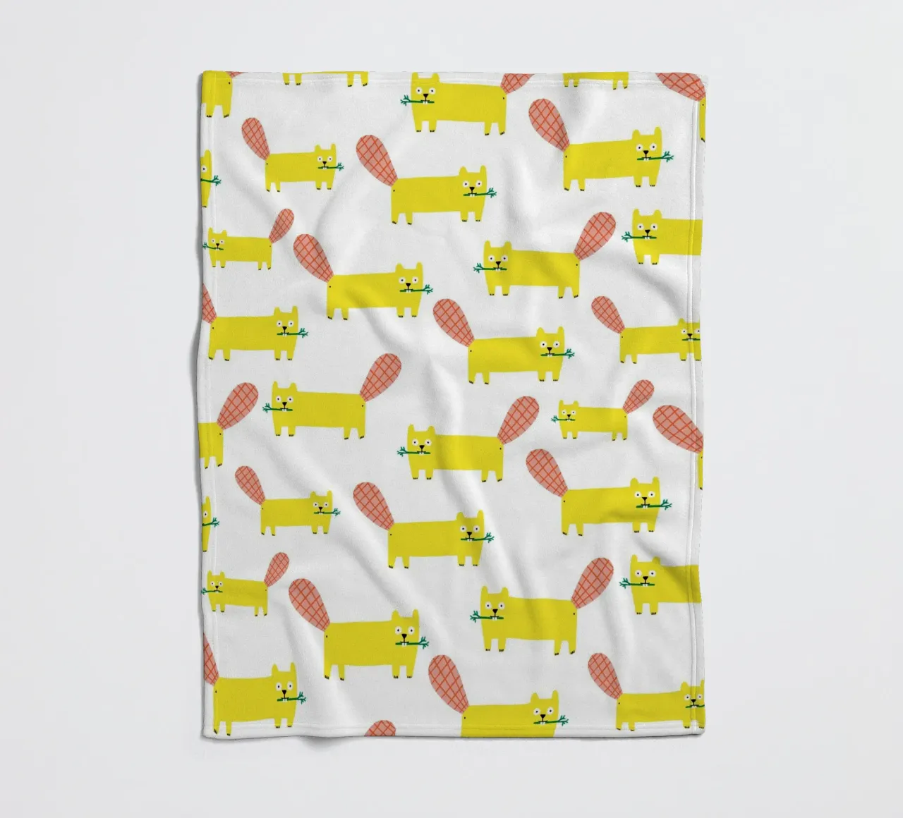 Bever fleecedeken van aucontraire