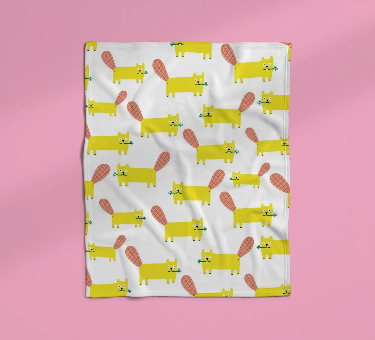 Bever fleecedeken van aucontraire